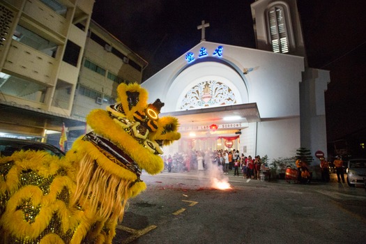 Lunar New year in Penang, Malaysia
