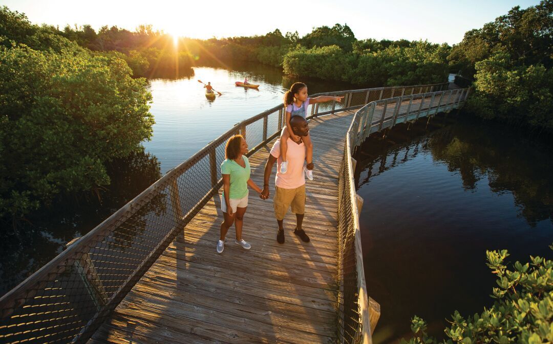 Family at Emerson Point Preserve