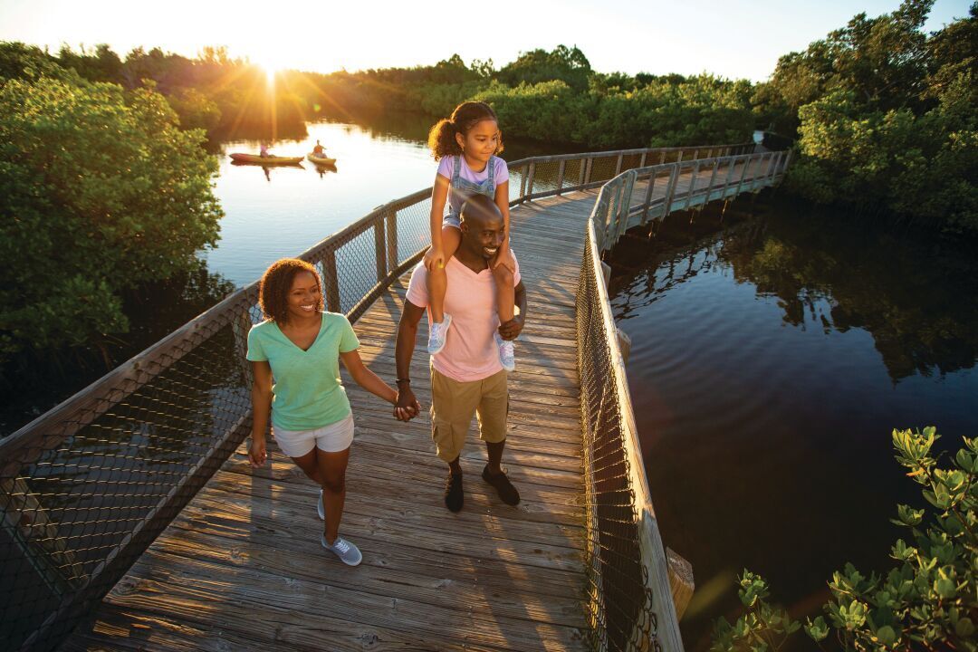 Family at Emerson Point Preserve