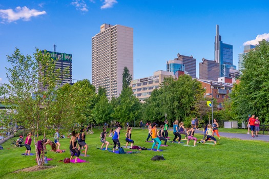 Yoga on the Banks