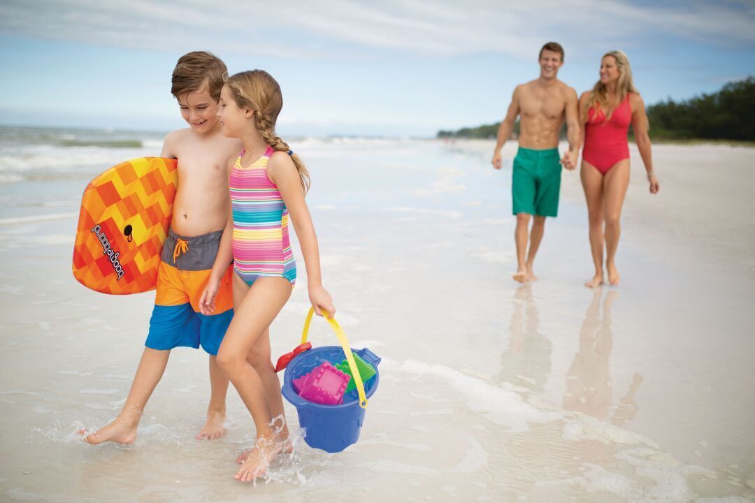 Beach Family - Beach Walk