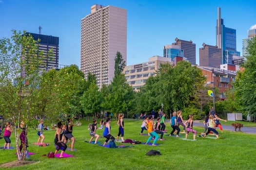 Yoga on the Banks