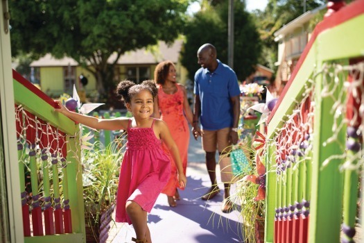 Village Arts Girl Stairs