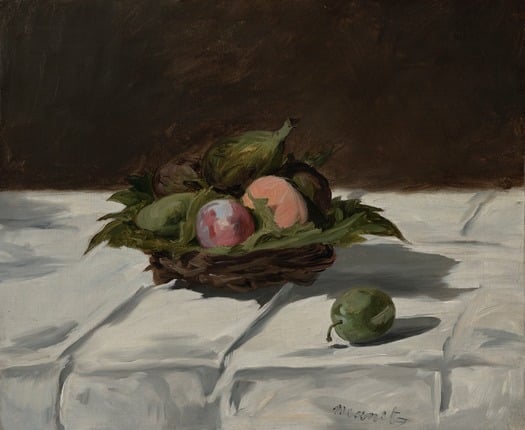 "Basket of Fruit," Édouard Manet, Philadelphia Museum of Art