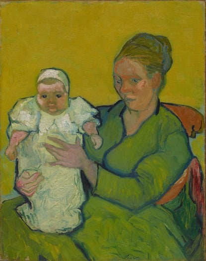 "Portrait of Madame Augustine Roulin and Baby Marcelle," Vincent Willem van Gogh