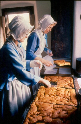 Moravian Sugar Cake at Winkler Bakery