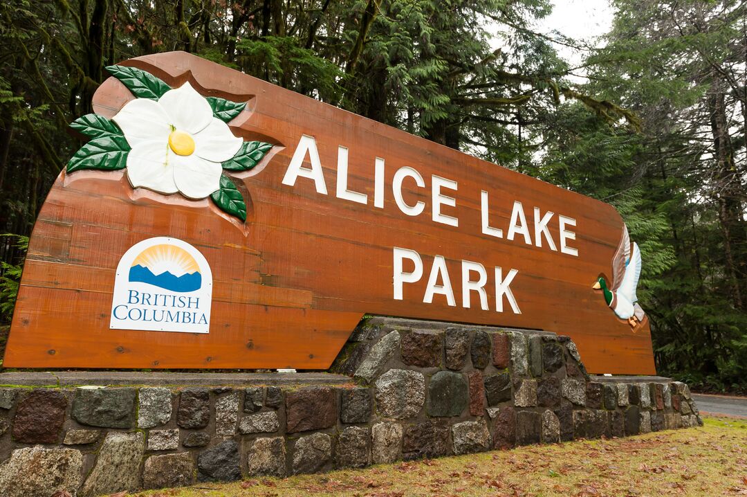 Alice Lake Sign