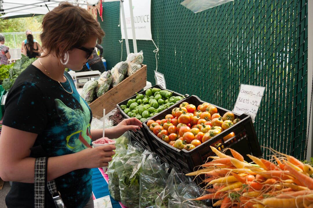 Selecting Fresh Produce - Farmer's Market