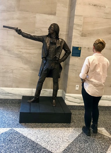 Hamilton Statue, Museum of the American Revolution