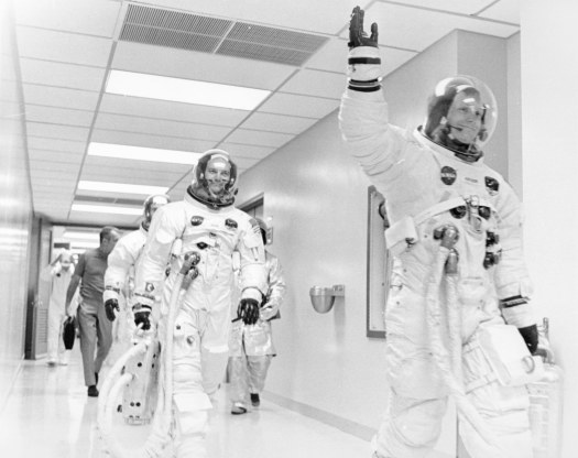 Making Astronauts: "Apollo 11 Astronauts on Way to Launch"