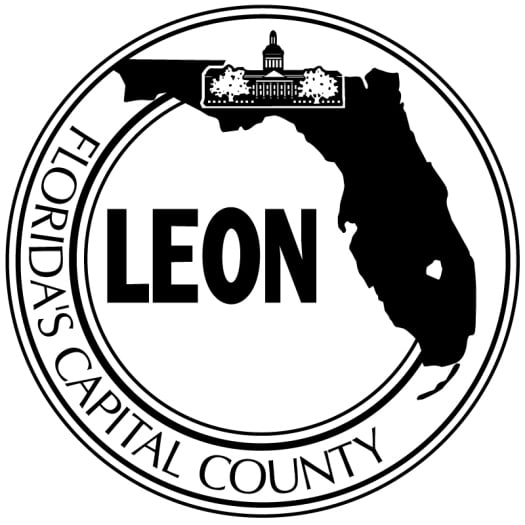 Leon County Black Logo