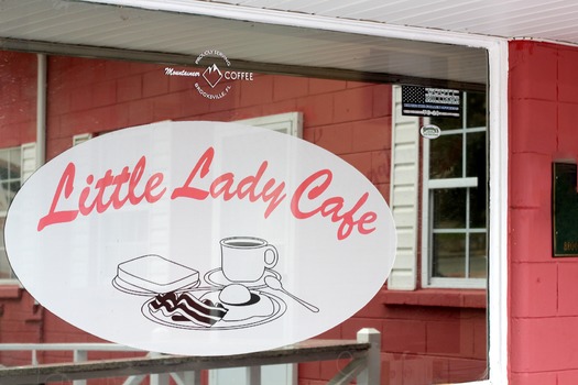 Little Lady Front Window Sign