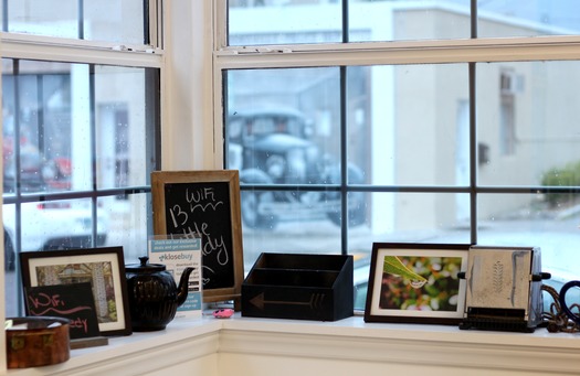 Little Lady Cafe Windowsill