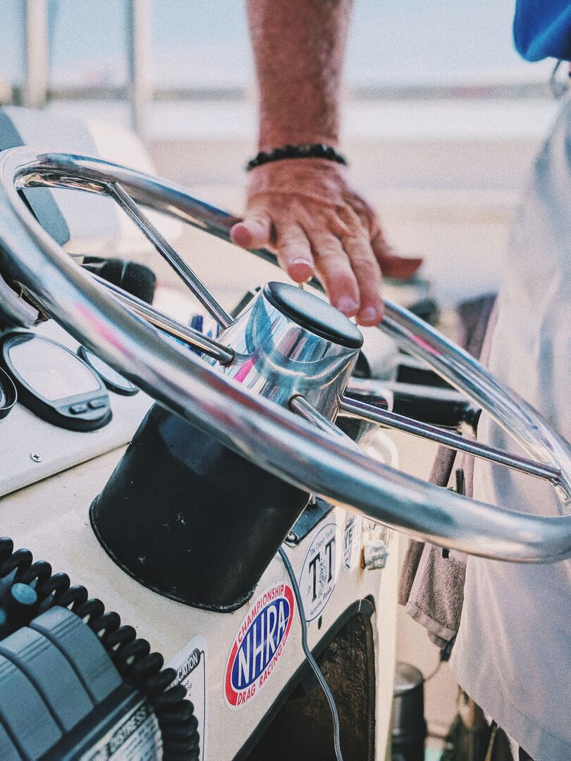 Paradise Boat Tour Steering Wheel