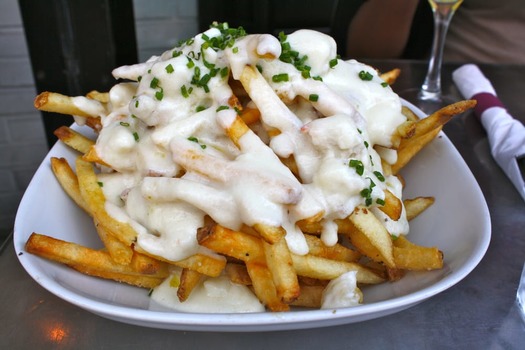 Lump Crab Cheese Fries, Varga Bar