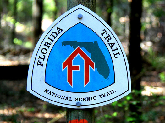 Florida Trail Sign, Ridge Manor