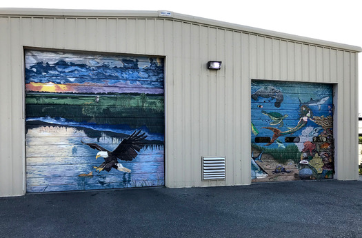 Fire Station Murals, Hernando Beach, Florida's Adventure Coast