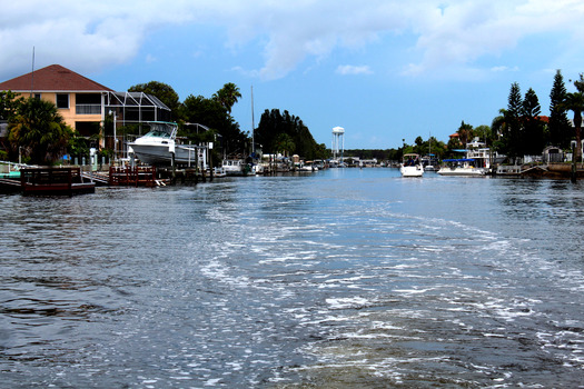 Canal to Gulf of Mexico, Hernando Beach