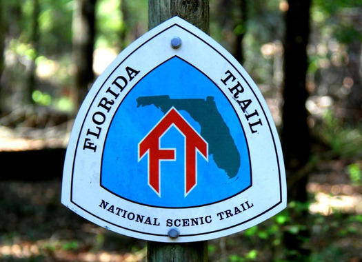 Florida Trail Sign Ridge Manor