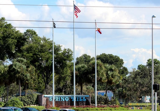 Spring Hill Entrance Sign, Spring Hill