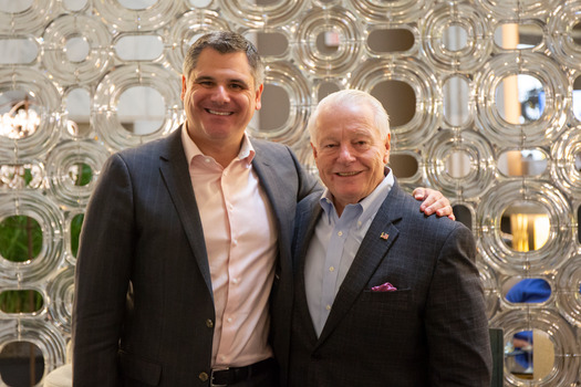 Jeff Guaracino and Roger Dow