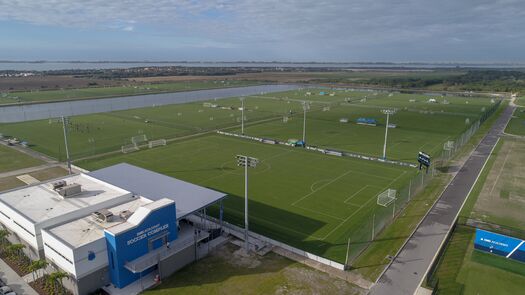 Aerial of Soccer Fields at IMG