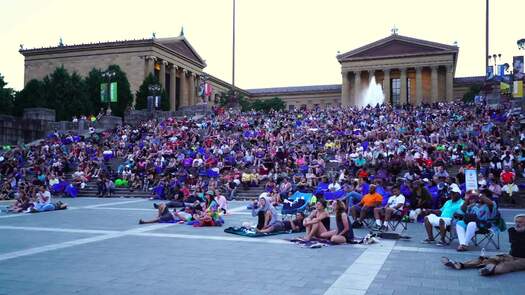 Wawa Welcome America Rocky on Art Museum Steps