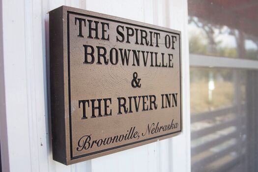 The River Inn Resort Sign