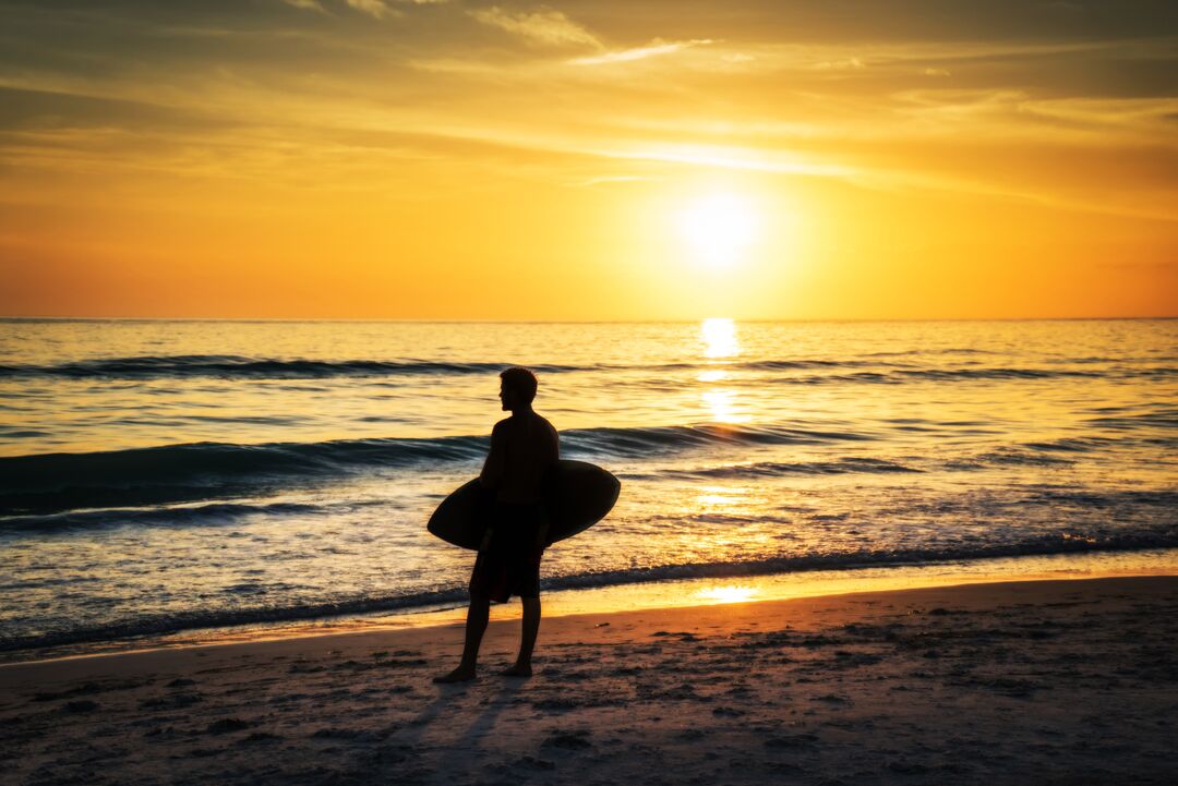 Skim Boarder at Manatee Beach