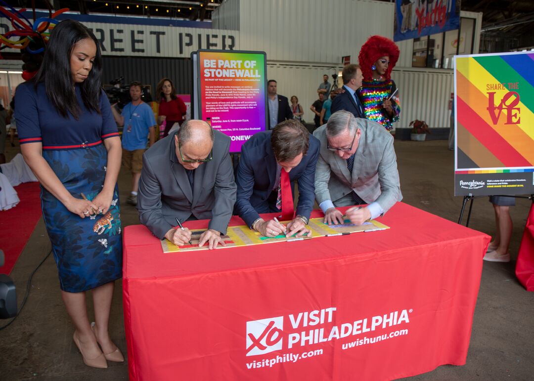 Philadelphia: On The Road To Stonewall Float Press Conference