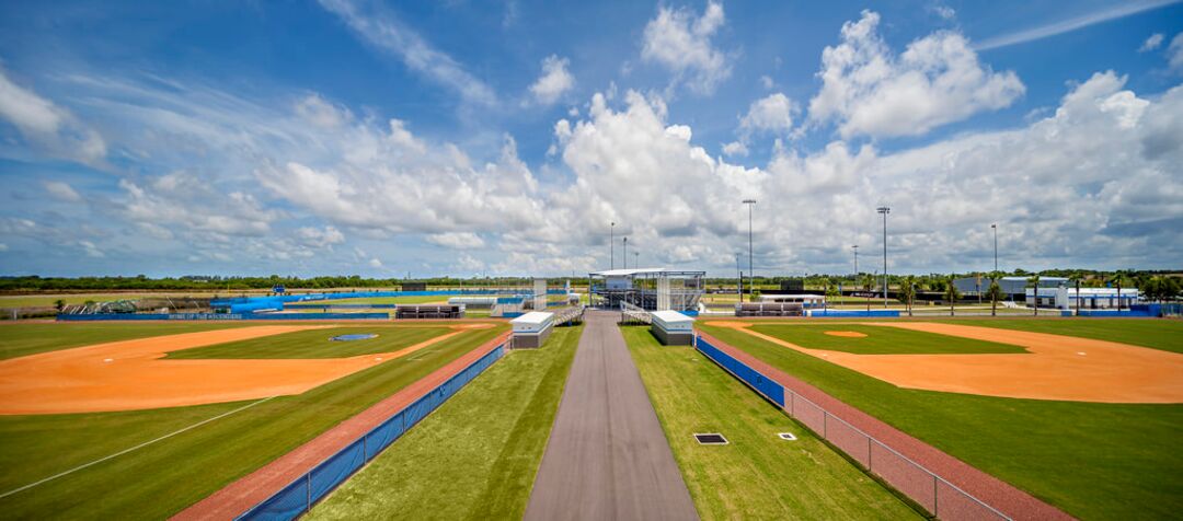 Aerial of Baseball Field at IMG