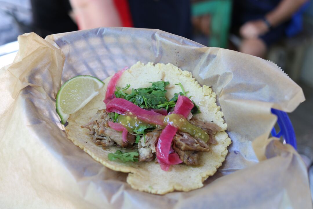 Tacos at Poppo's Taqueria