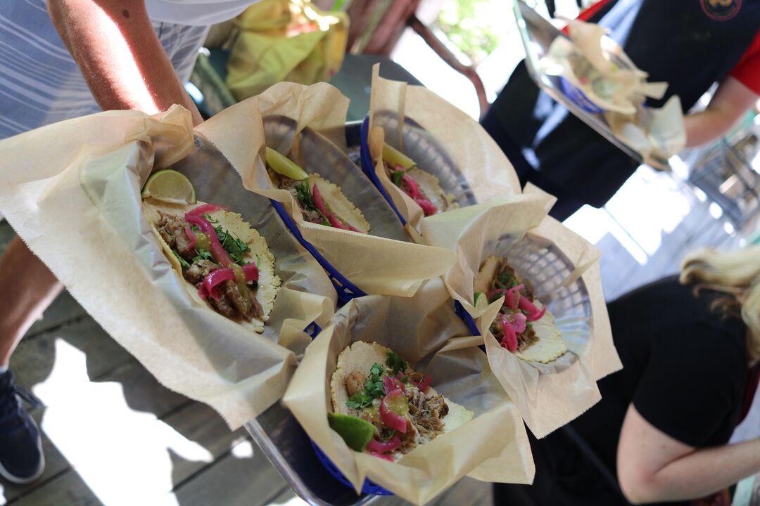 Tacos at Poppo's Taqueria