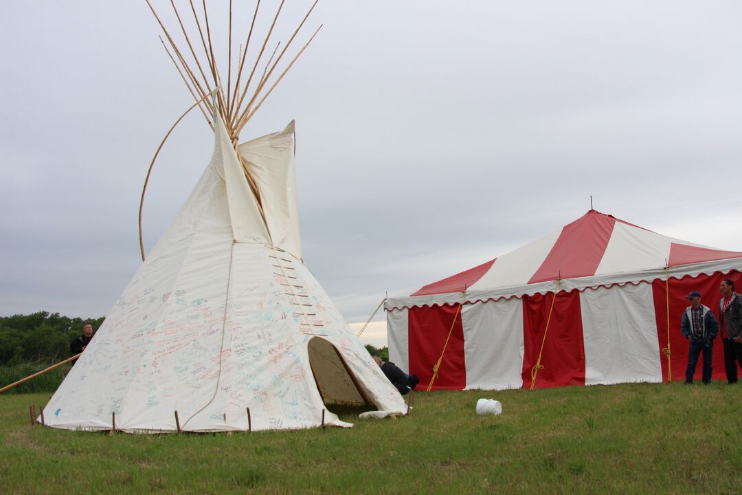 Standing Bear Trail opening ceremony