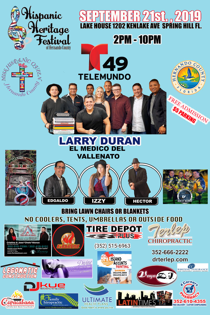 Hispanic Heritage Festival Flyer