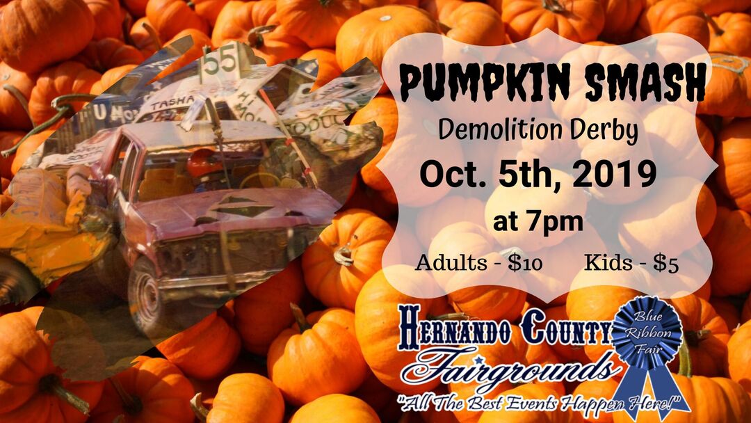 Pumpkin Smah Demolition Derby - credit Hernando County Fairgrounds