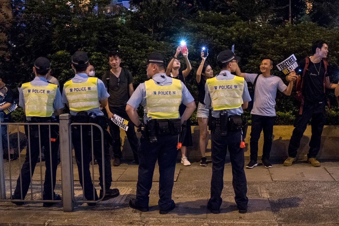 Christians in Hong Kong protests