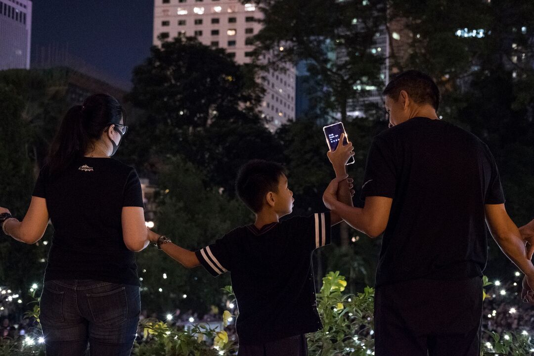 Christians in Hong Kong protests