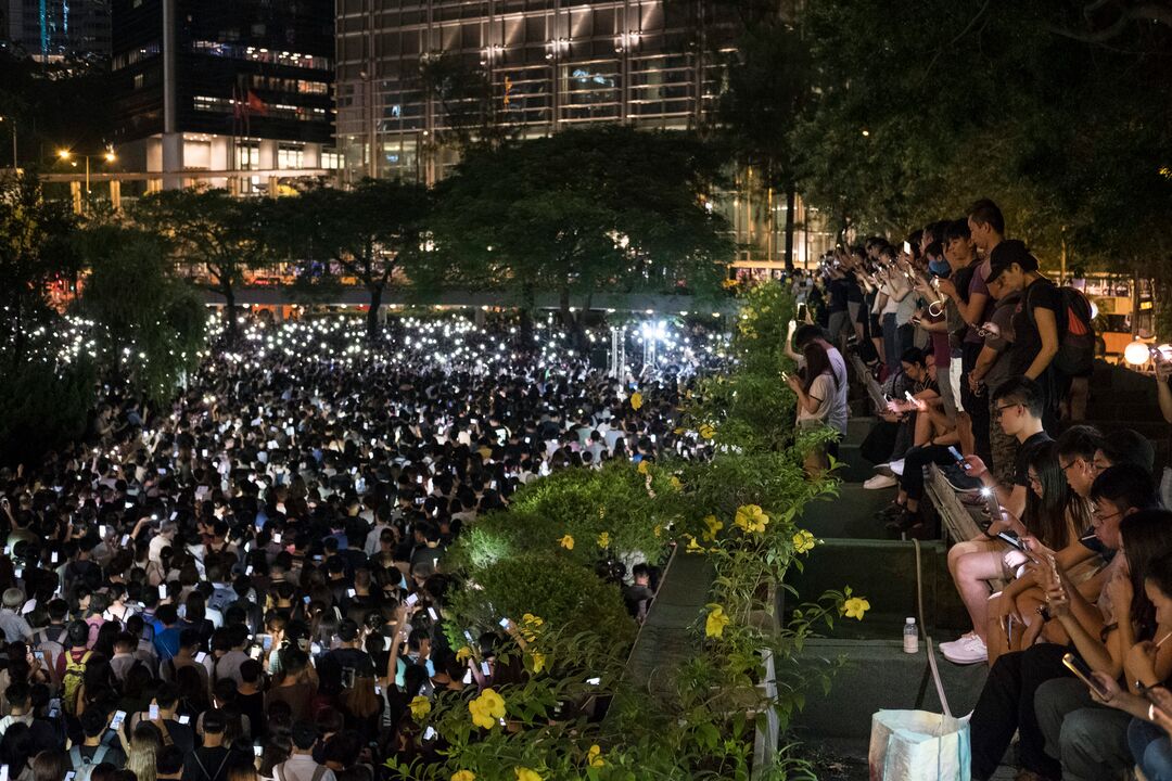 Christians in Hong Kong protests