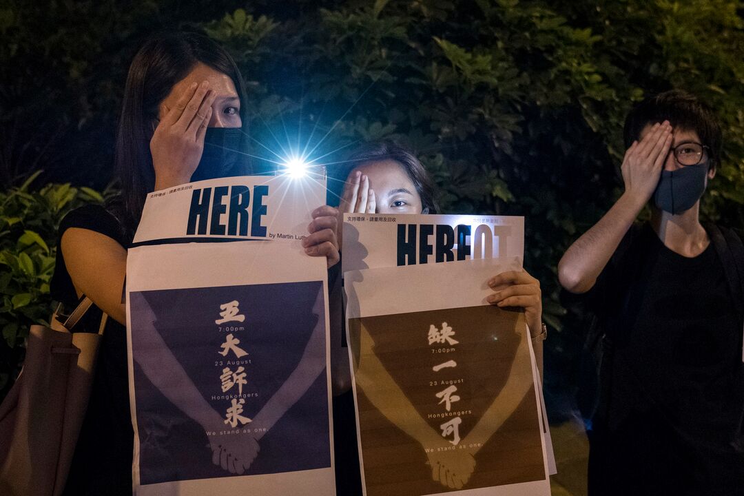 Christians in Hong Kong protests