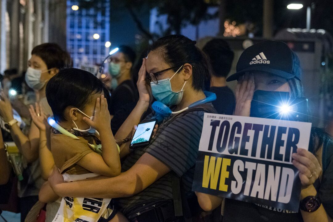 Christians in Hong Kong protests