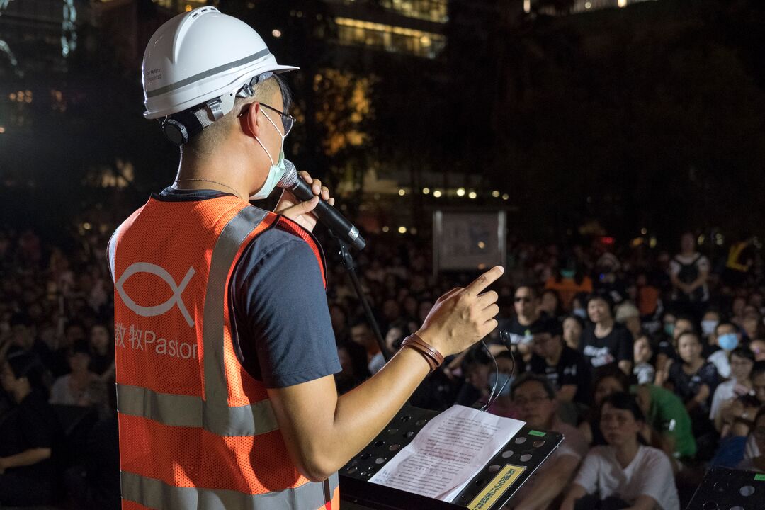 Christians in Hong Kong protests