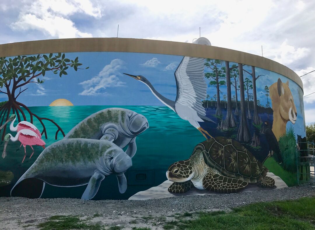 Goodland Water Tank Mural