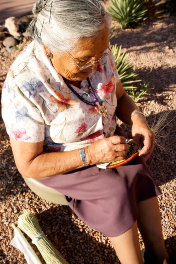 Hopi Basket Weaver