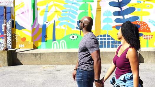 Mural AA Couple