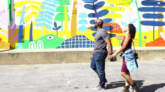 Mural AA Couple