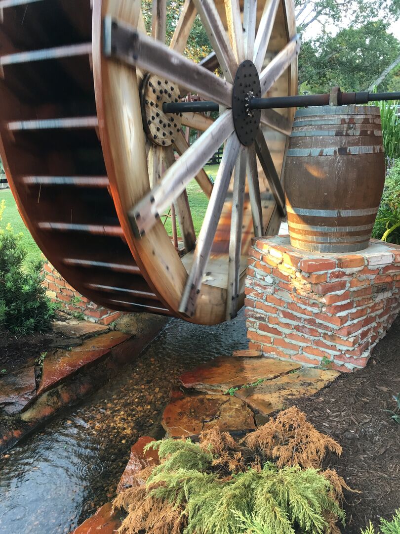 NJoy Spirits Distillery Waterwheel