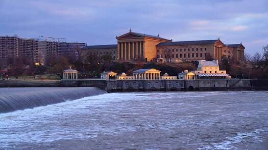 Philadelphia Museum of Art winter