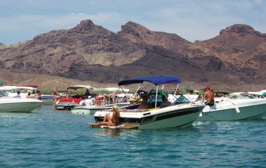 Boats on Colorado River