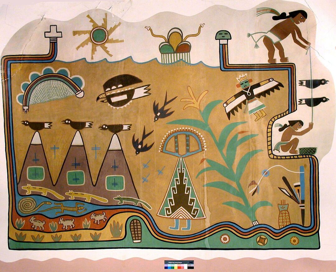 Kabotie Mural, Holbrook_credit National Park Service